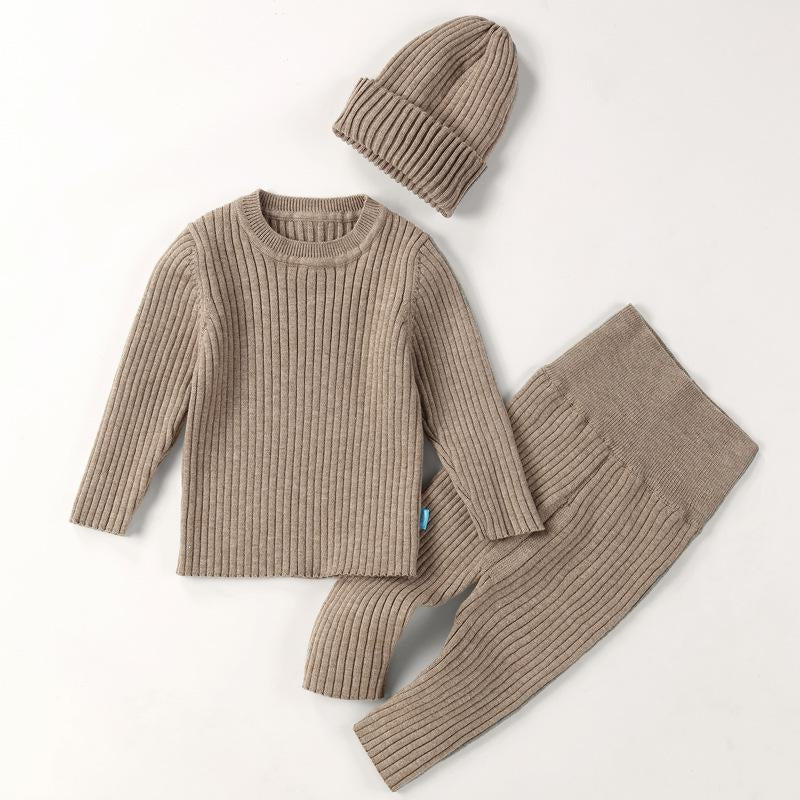 L.W. Clothing Company Organic Cotton 3-Piece Baby & Toddler Outfit - Lightweight, Comfortable, and Machine Washable for All Seasons