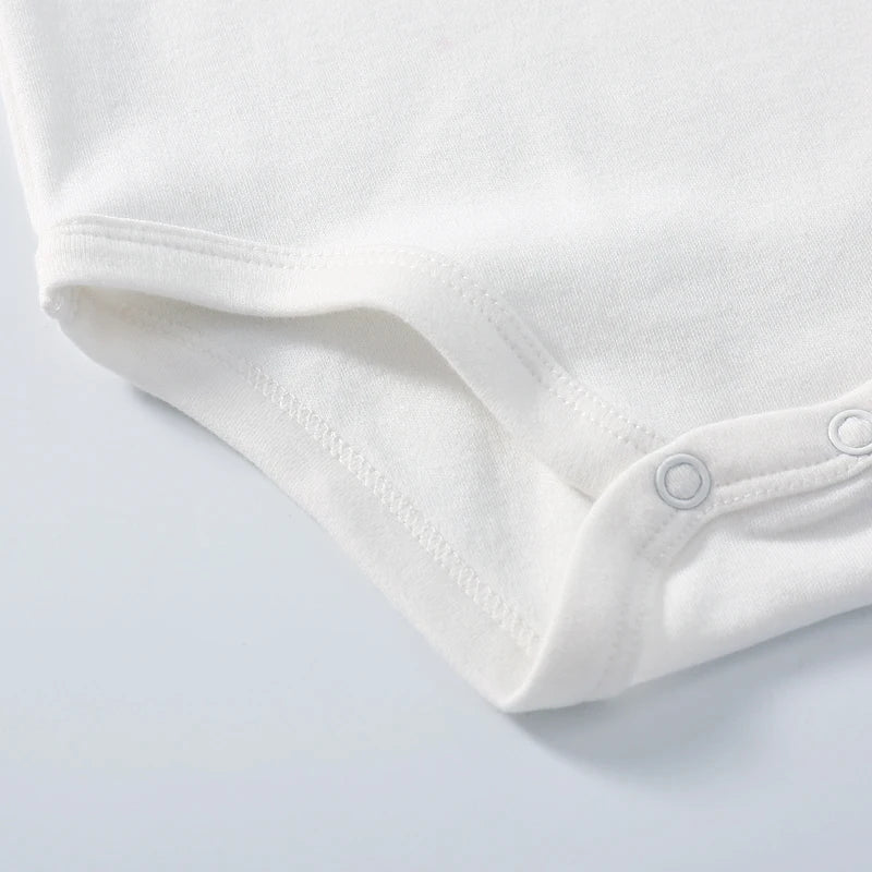 Chic 100% Cotton Long Sleeve Polo Bodysuit for Baby Boys - Ideal for Spring & Autumn (0-24 Months)