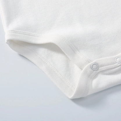 Chic 100% Cotton Long Sleeve Polo Bodysuit for Baby Boys - Ideal for Spring & Autumn (0-24 Months)