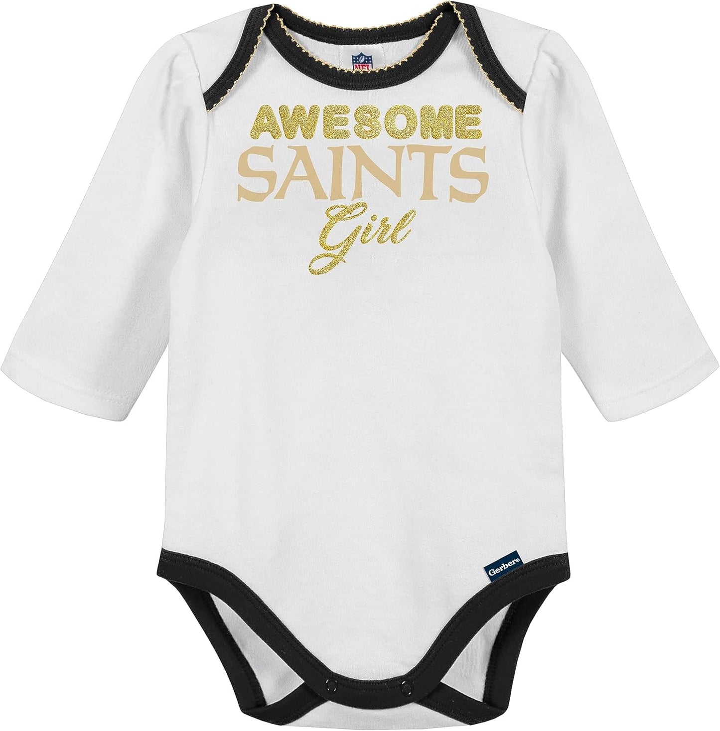 Adorable NFL Baby Girls Team Footed Pant & Bodysuit Gift Set - Perfect for Young Fans!