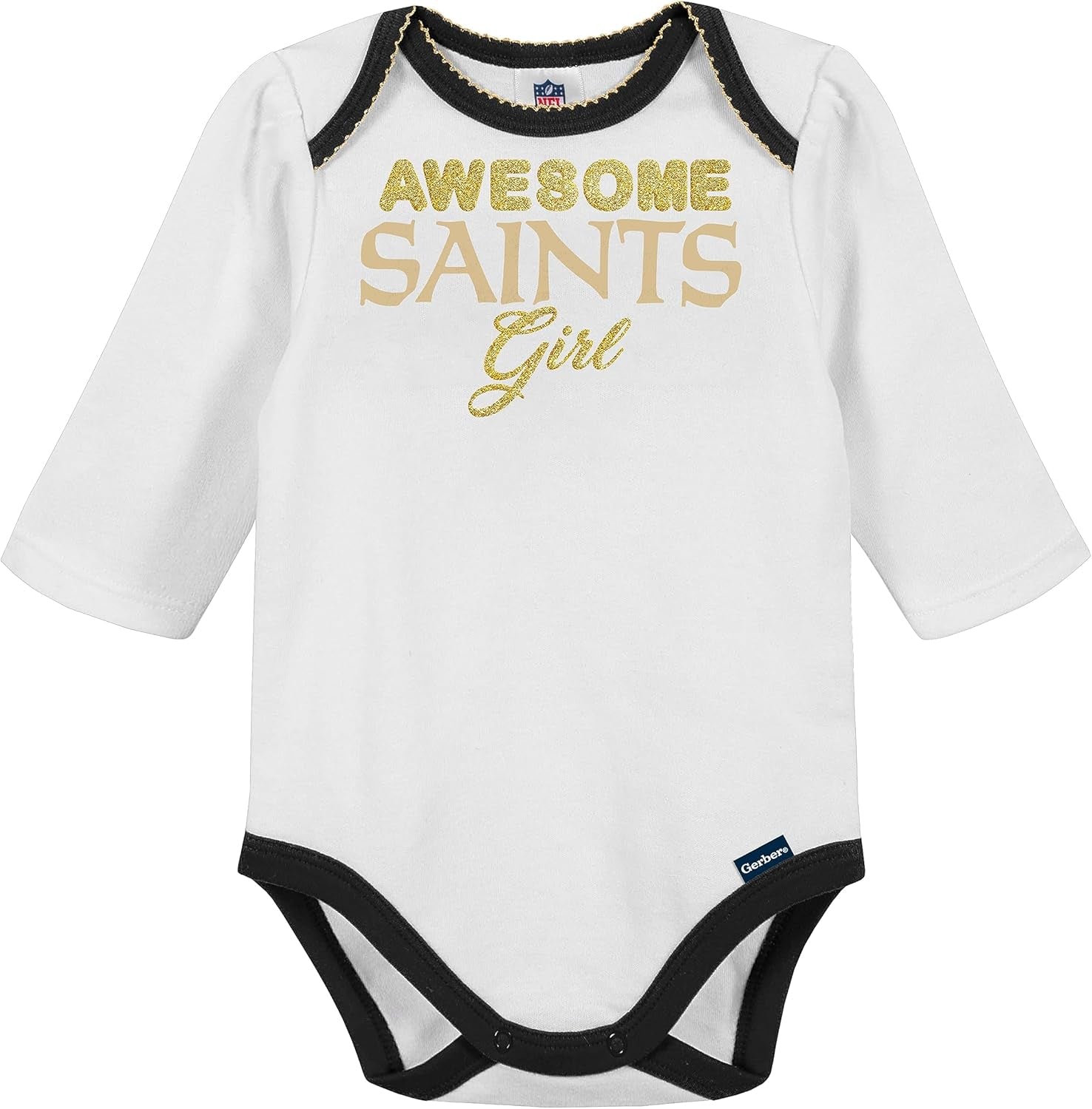 Adorable NFL Baby Girls Team Footed Pant & Bodysuit Gift Set - Perfect for Young Fans!