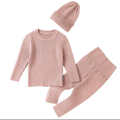 L.W. Clothing Company Organic Cotton 3-Piece Baby & Toddler Outfit - Lightweight, Comfortable, and Machine Washable for All Seasons