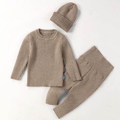L.W. Clothing Company Organic Cotton 3-Piece Baby & Toddler Outfit - Lightweight, Comfortable, and Machine Washable for All Seasons
